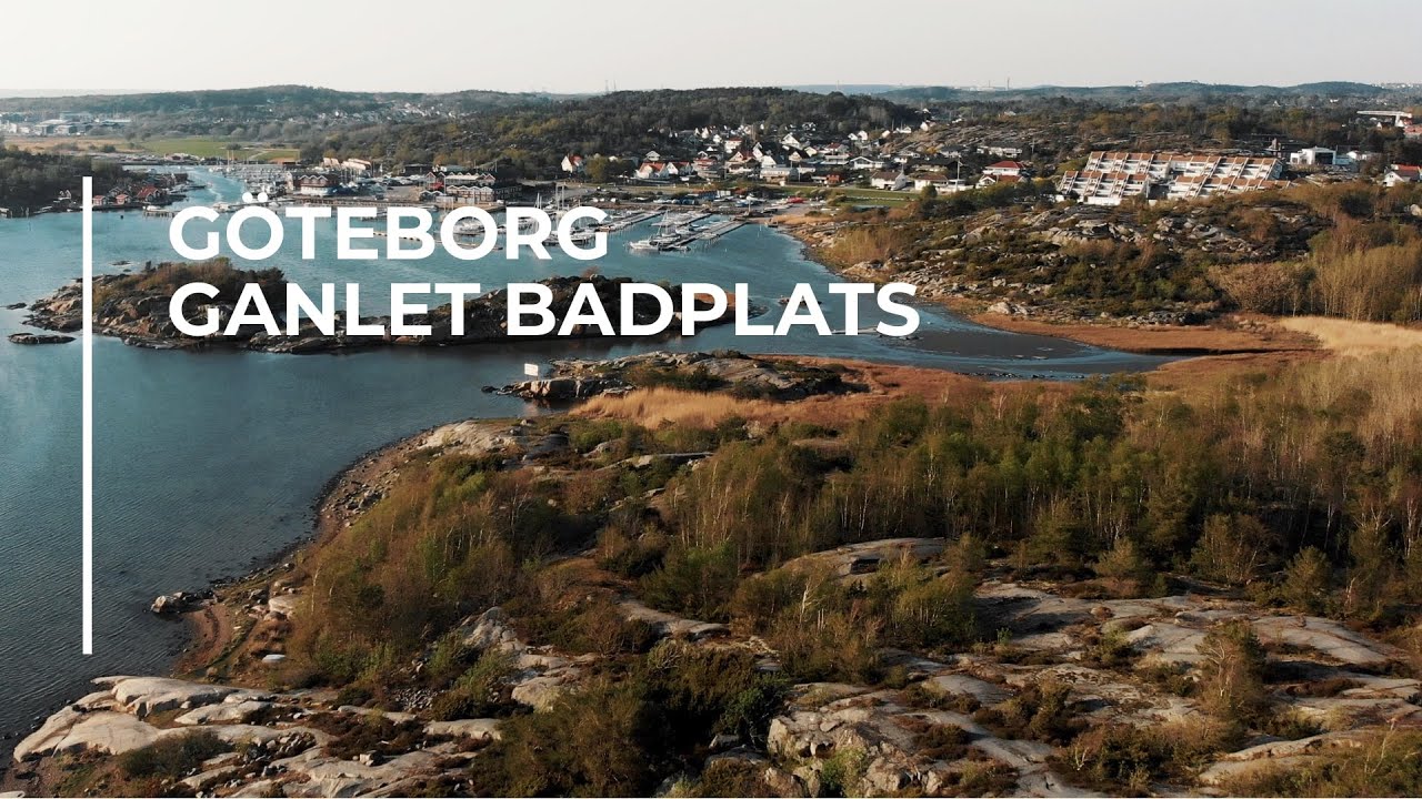 Survol en drone de Ganlet Badplats | Göteborg, Suède